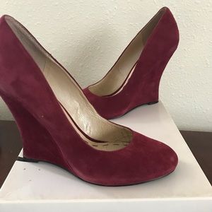 Suede heels